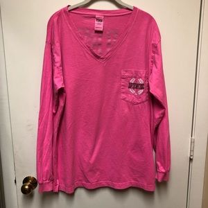 PINK Long Sleeve Tee